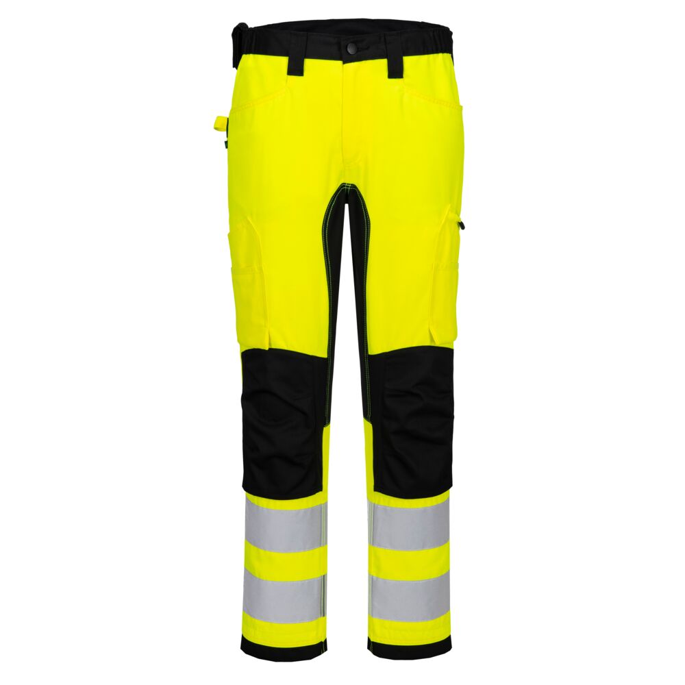 CD848 - WX2 ECO Hi-Vis Stretch Trade Trouser Orange/Black, Yellow/Black