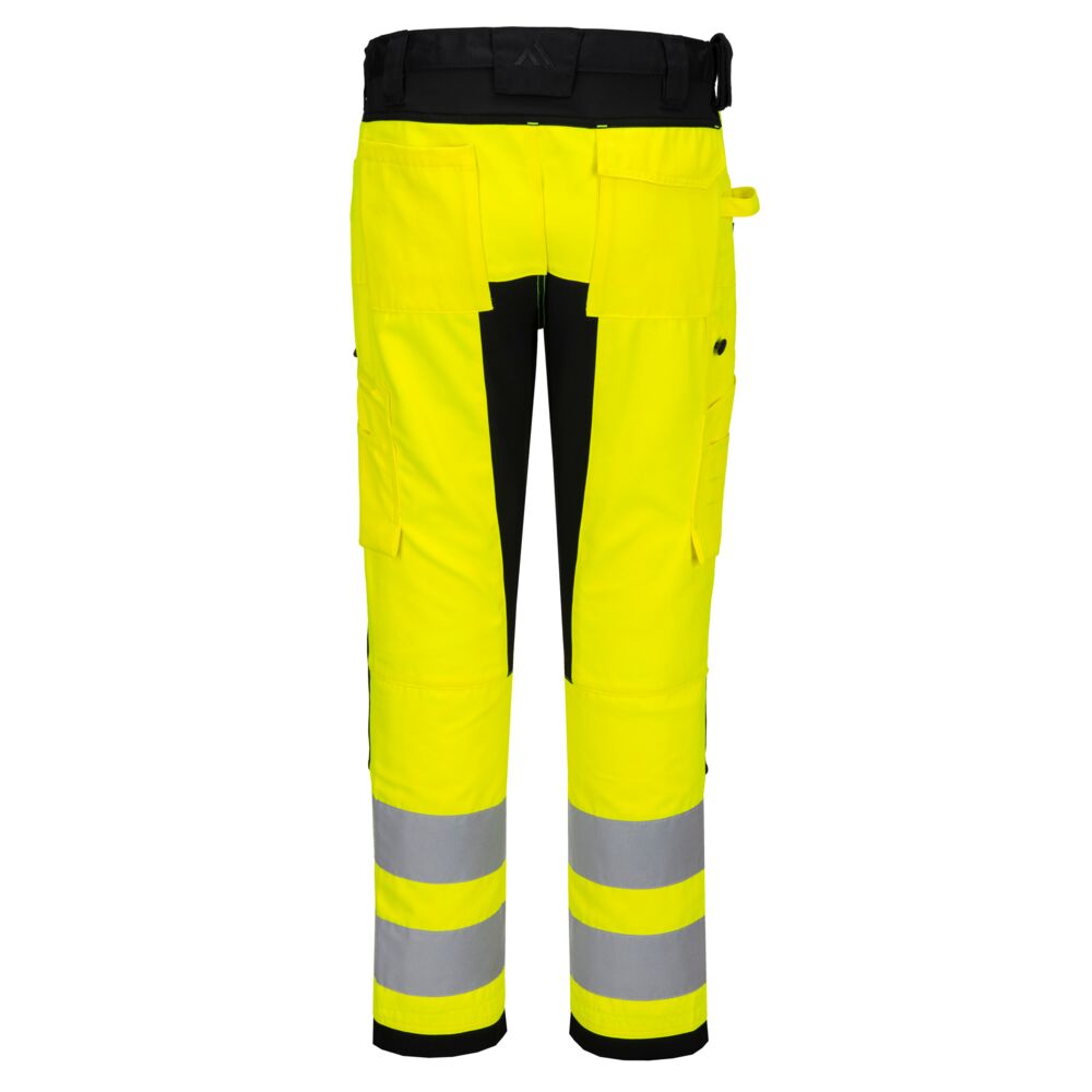 CD848 - WX2 ECO Hi-Vis Stretch Trade Trouser Orange/Black, Yellow/Black