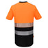 DX434 - DX4 Hi-Vis Class 1 T-Shirt S/S Orange/Black, Yellow/Black
