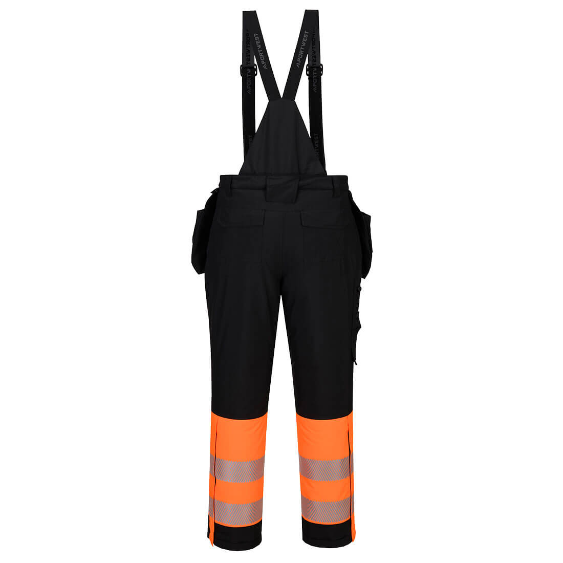 DX437 - DX4 Hi-Vis Class 1 Winter Bib and Brace Orange/Black, Yellow/Black