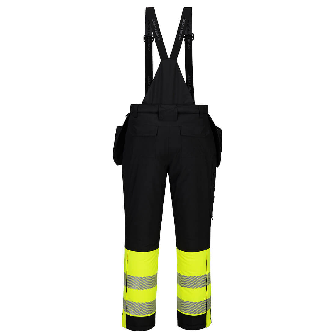 DX437 - DX4 Hi-Vis Class 1 Winter Bib and Brace Orange/Black, Yellow/Black
