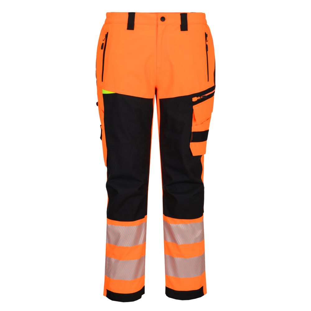 DX448 - DX4 Hi-Vis Rain Trouser Orange/Black, Yellow/Black