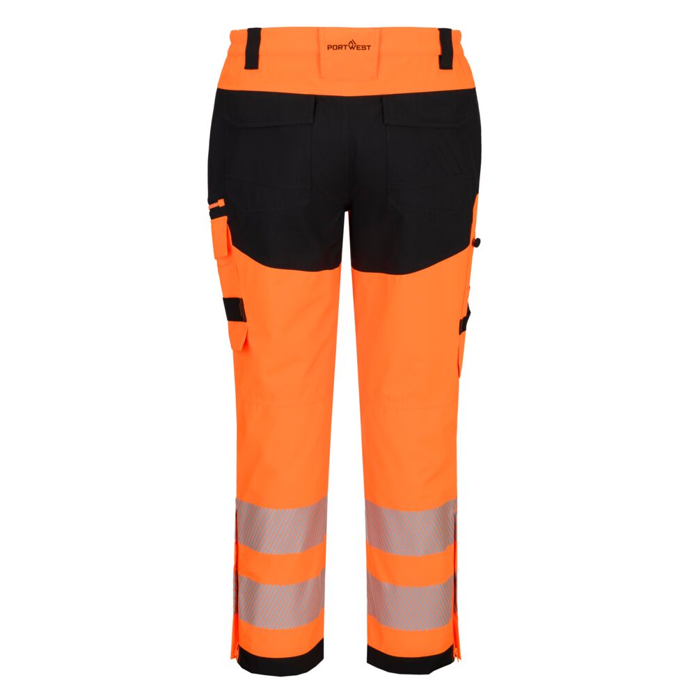 DX448 - DX4 Hi-Vis Rain Trouser Orange/Black, Yellow/Black