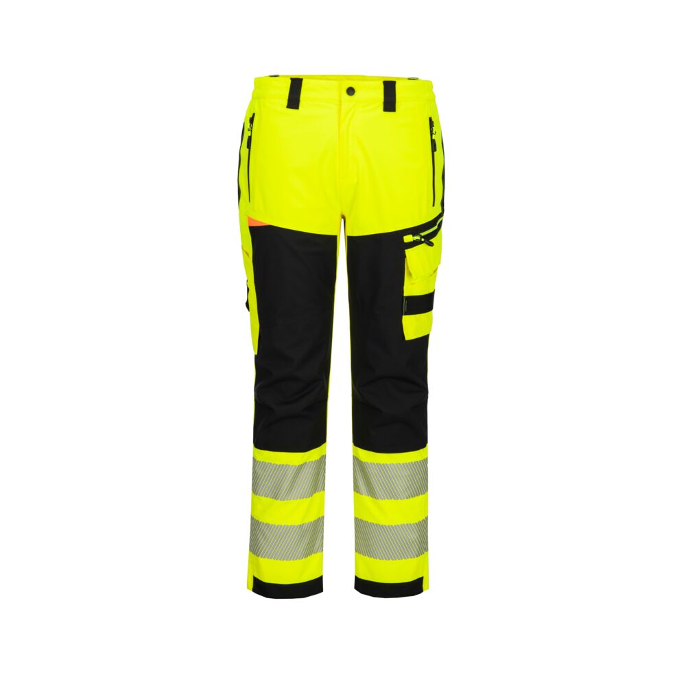 DX448 - DX4 Hi-Vis Rain Trouser Orange/Black, Yellow/Black