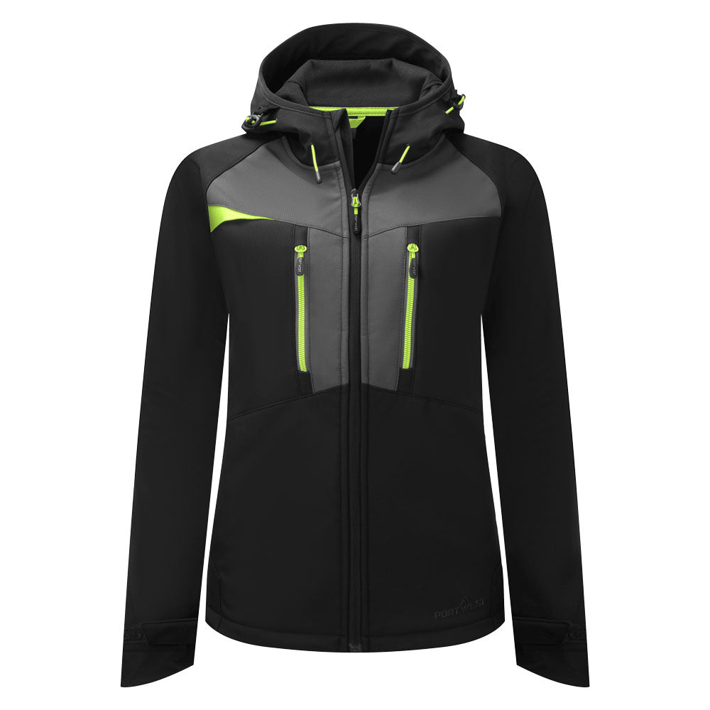 Women's Softshell (3L) Black - Navy DX486 - DX4
