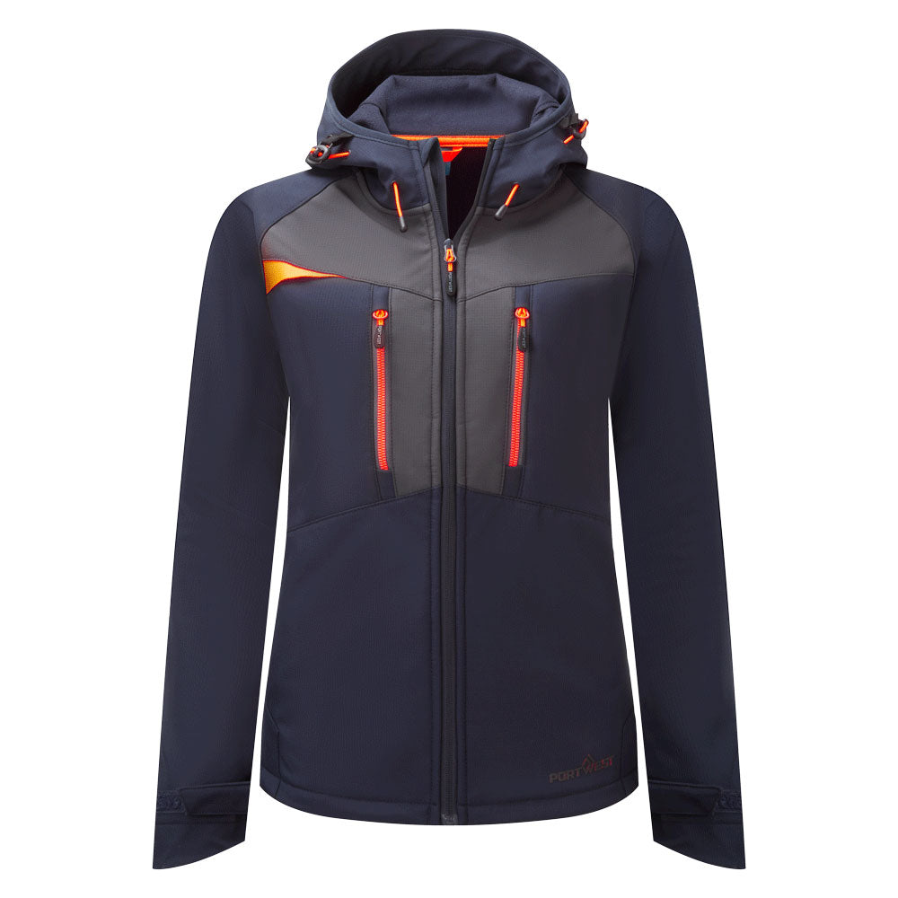 Women's Softshell (3L) Black - Navy DX486 - DX4