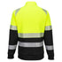 DX490 - DX4 Hi-Vis Class 1 Funnel Neck Zipped Sweatshirt Orange/Black, Yellow/Black