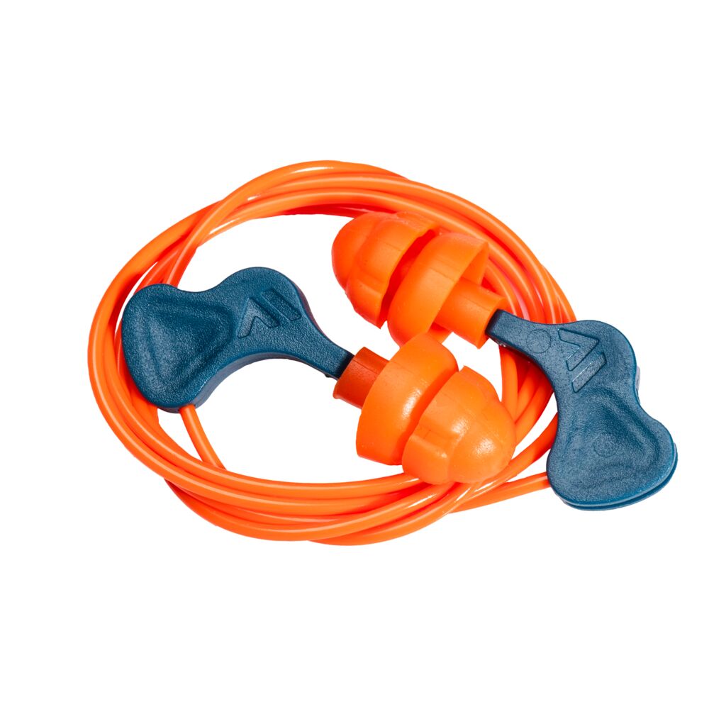 Easy Fit TPR Ear Plugs (50 Pairs) - EP23, Orange