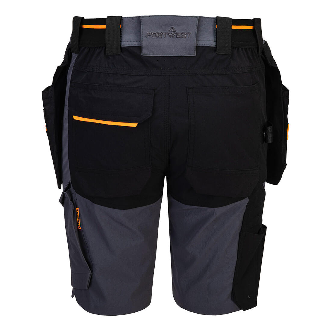 EV444 - EV4 Lightweight Detachable Holster Shorts Black, Metal Grey