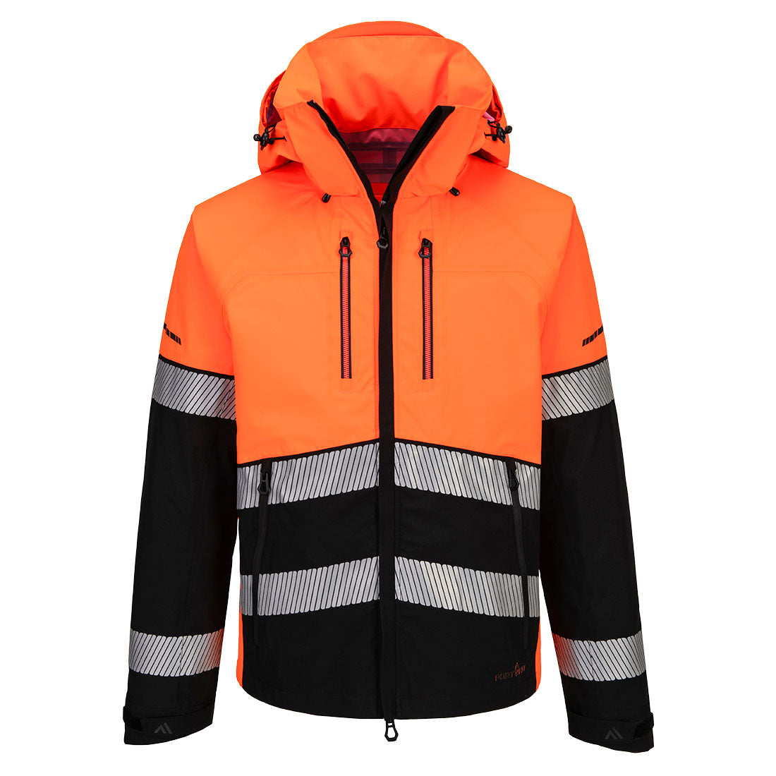 EV465 - EV4 Hi-Vis Shell Jacket (3L) Orange/Black, Yellow/Black