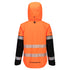 EV465 - EV4 Hi-Vis Shell Jacket (3L) Orange/Black, Yellow/Black