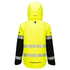 EV465 - EV4 Hi-Vis Shell Jacket (3L) Orange/Black, Yellow/Black