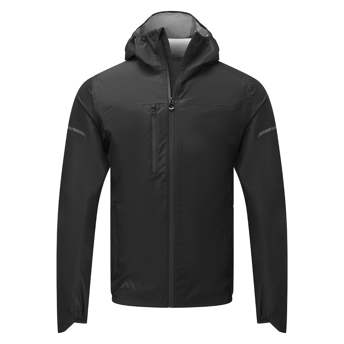 EV466 - EV4 Packable Waterproof Jacket Black, Metal Grey
