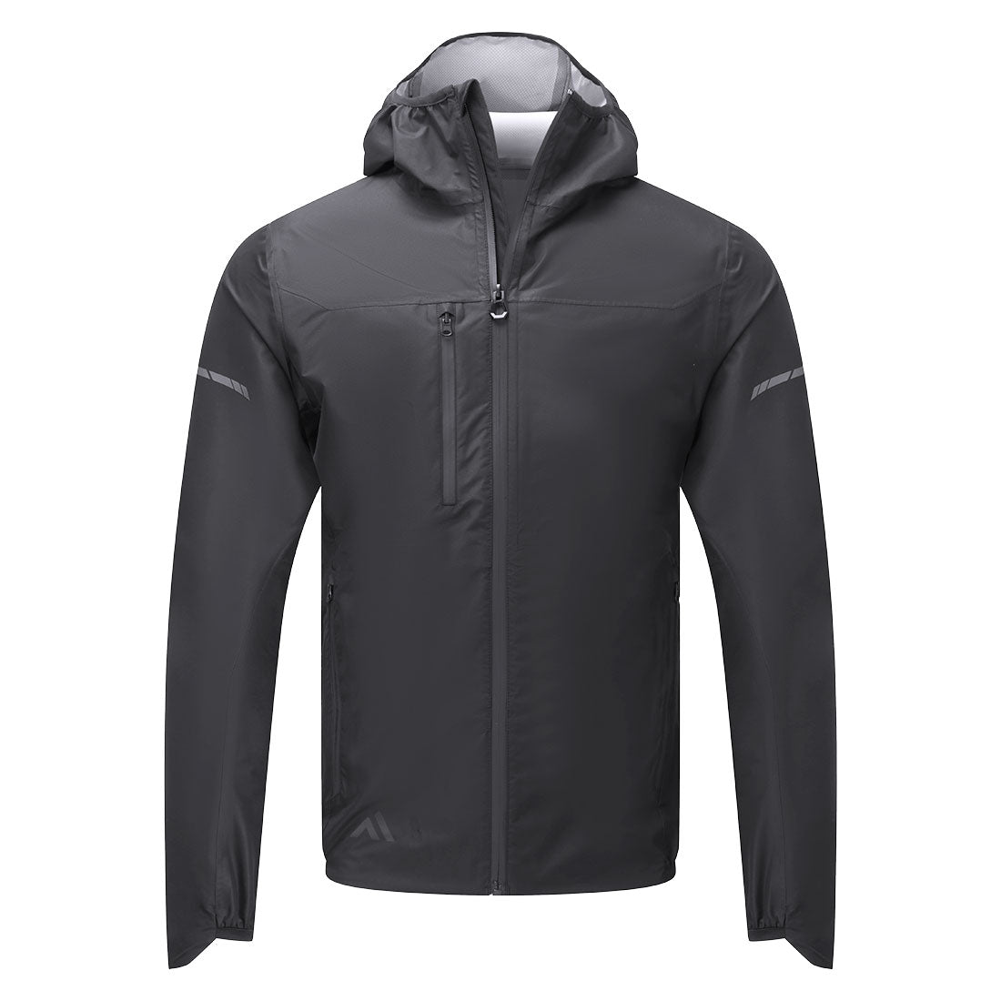 EV466 - EV4 Packable Waterproof Jacket Black, Metal Grey