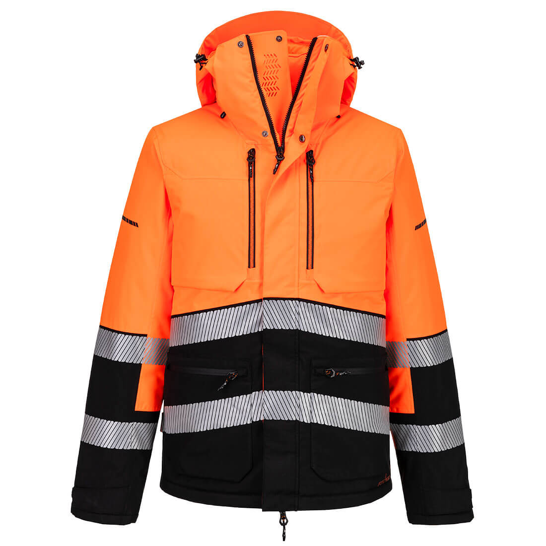 EV467 - EV4 Hi-Vis Winter Jacket Orange/Black, Yellow/Black