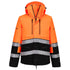 EV467 - EV4 Hi-Vis Winter Jacket Orange/Black, Yellow/Black