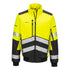 EV468 - EV4 Hi-Vis Softshell Bomber (3L) Orange/Black, Yellow/Black