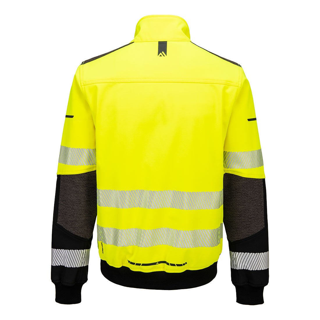 EV468 - EV4 Hi-Vis Softshell Bomber (3L) Orange/Black, Yellow/Black