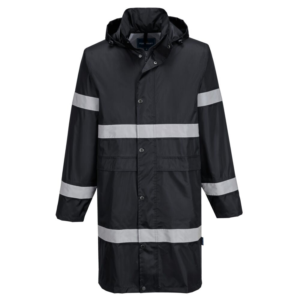 F437 - Iona Rain Jacket 100cm Black, Navy
