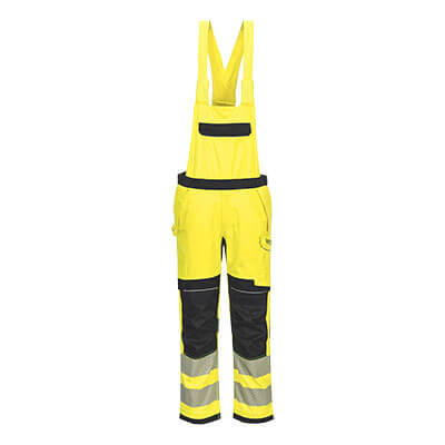Modaflame Work Hi-Vis Multi-Norm FR Bib and Brace Yellow/Black FR420 - PW3