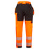 FR427 - PW3 Modaflame Rain+ Hi-Vis FR Winter Holster Trousers Orange/Black, Yellow/Black
