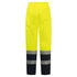 FR434 - Bizflame Rain+ Hi-Vis Multi-Norm Contrast FR Winter Trousers Yellow/Navy
