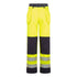 FR440 - Bizflame Work Hi-Vis Contrast FR Holster Trousers Yellow/Navy