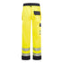 FR440 - Bizflame Work Hi-Vis Contrast FR Holster Trousers Yellow/Navy