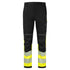 FR450 - PW3 Modaflame Work Hi-Vis Class 1 FR Trousers Yellow/Black,