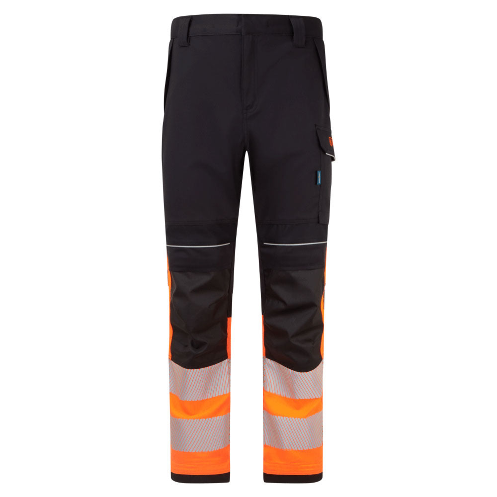 FR451 - PW3 Modaflame Work HVO Class 1 FR Trousers Orange/Black