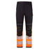 FR451 - PW3 Modaflame Work HVO Class 1 FR Trousers Orange/Black
