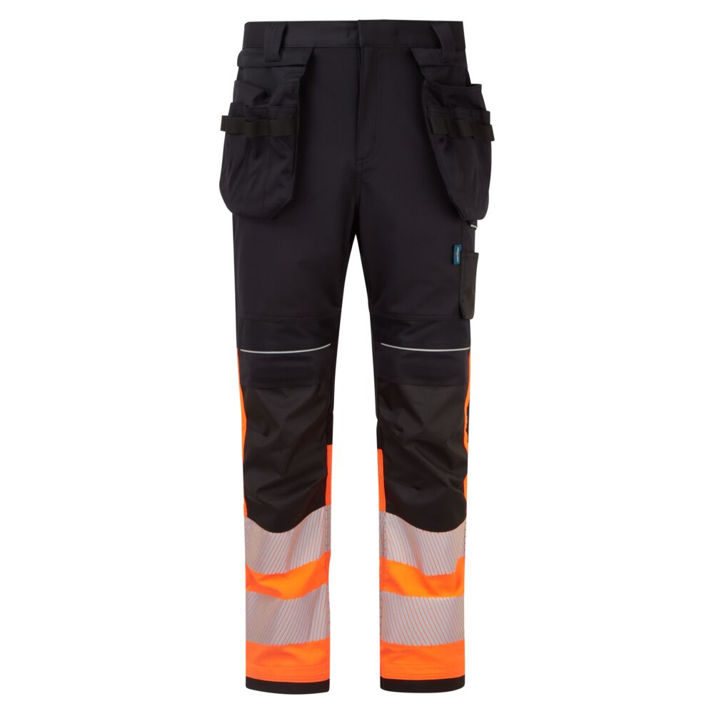 FR452 - PW3 Modaflame Work HVO Class 1 FR Holster Trousers Orange/Black