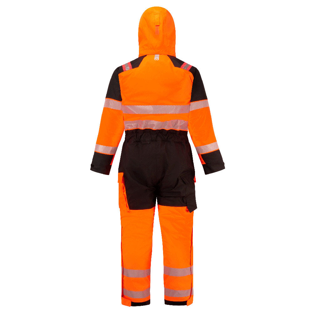 FR516 - PW3 Modaflame Rain+ Hi-Vis Multi-Norm FR Winter Coverall Orange/Black, Yellow/Black