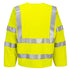 FR616 - Bizflame Hi-Vis FR Long Sleeve Zip Vest Yellow