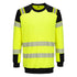FR707 - PW3 Modaflame Knit Hi-Vis FR Sweatshirt Yellow/Black