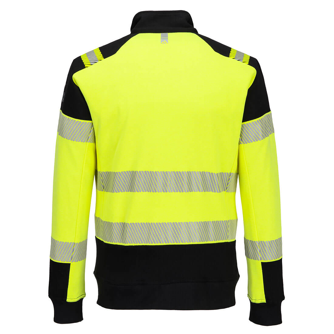 FR717 - PW3 Modaflame Knit Hi-Vis FR Full Zip Sweatshirt Yellow/Black