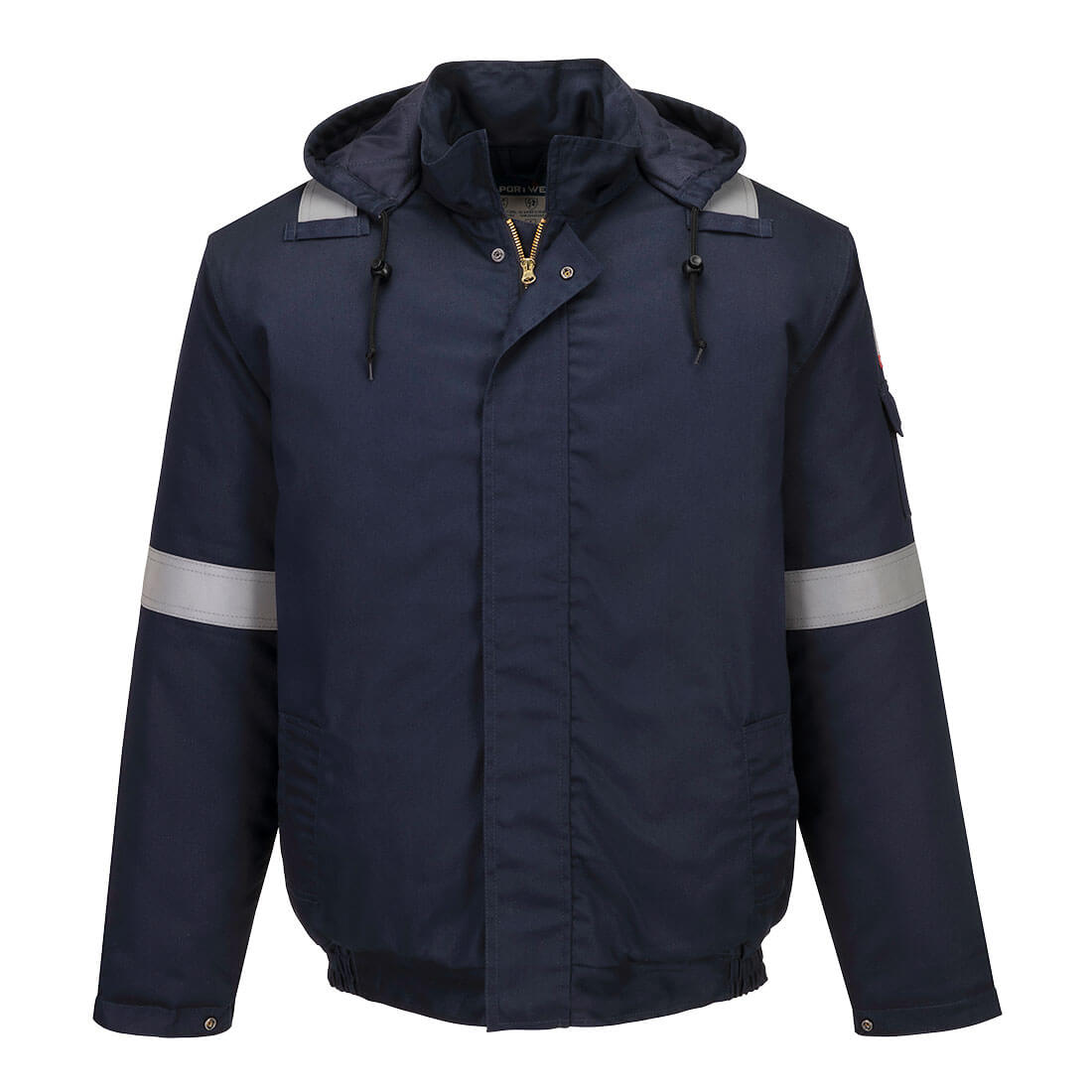 FR731 - Bizflame Work+ FR Insulated Bomber Jacket Navy, Royal Blue