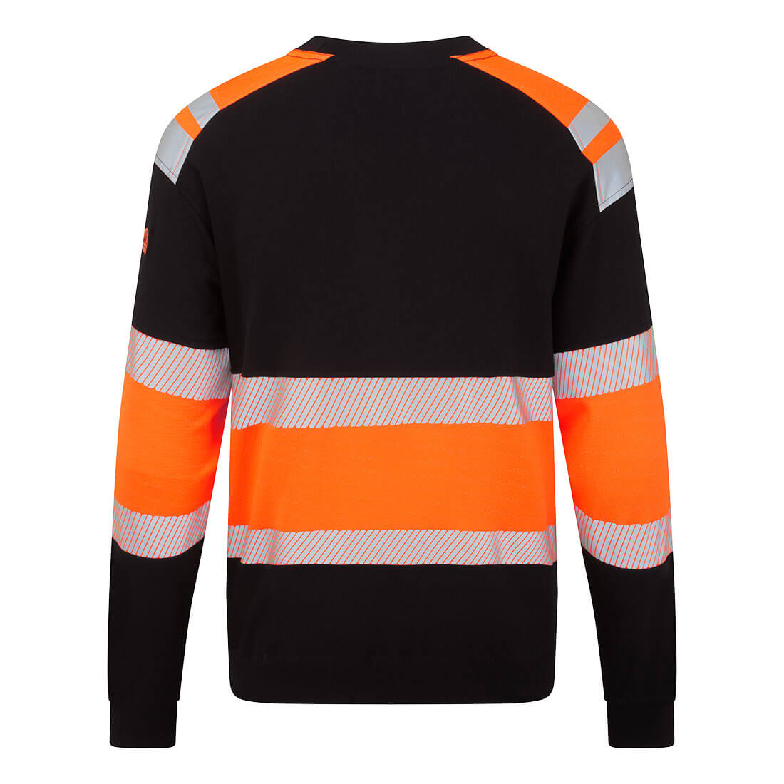 FR737 - PW3 Modaflame Knit HVO Class 1 FR Sweatshirt Orange/Black