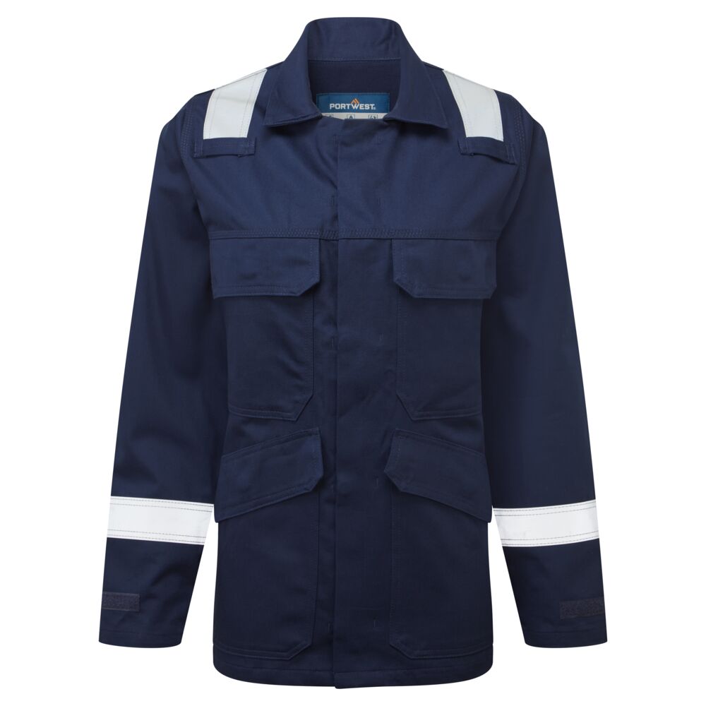 FR740 - Bizflame Work FR Women's Jacket Navy, Orange