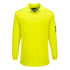 Modaflame Knit FR Long Sleeve Polo Shirt - FR805, Yellow