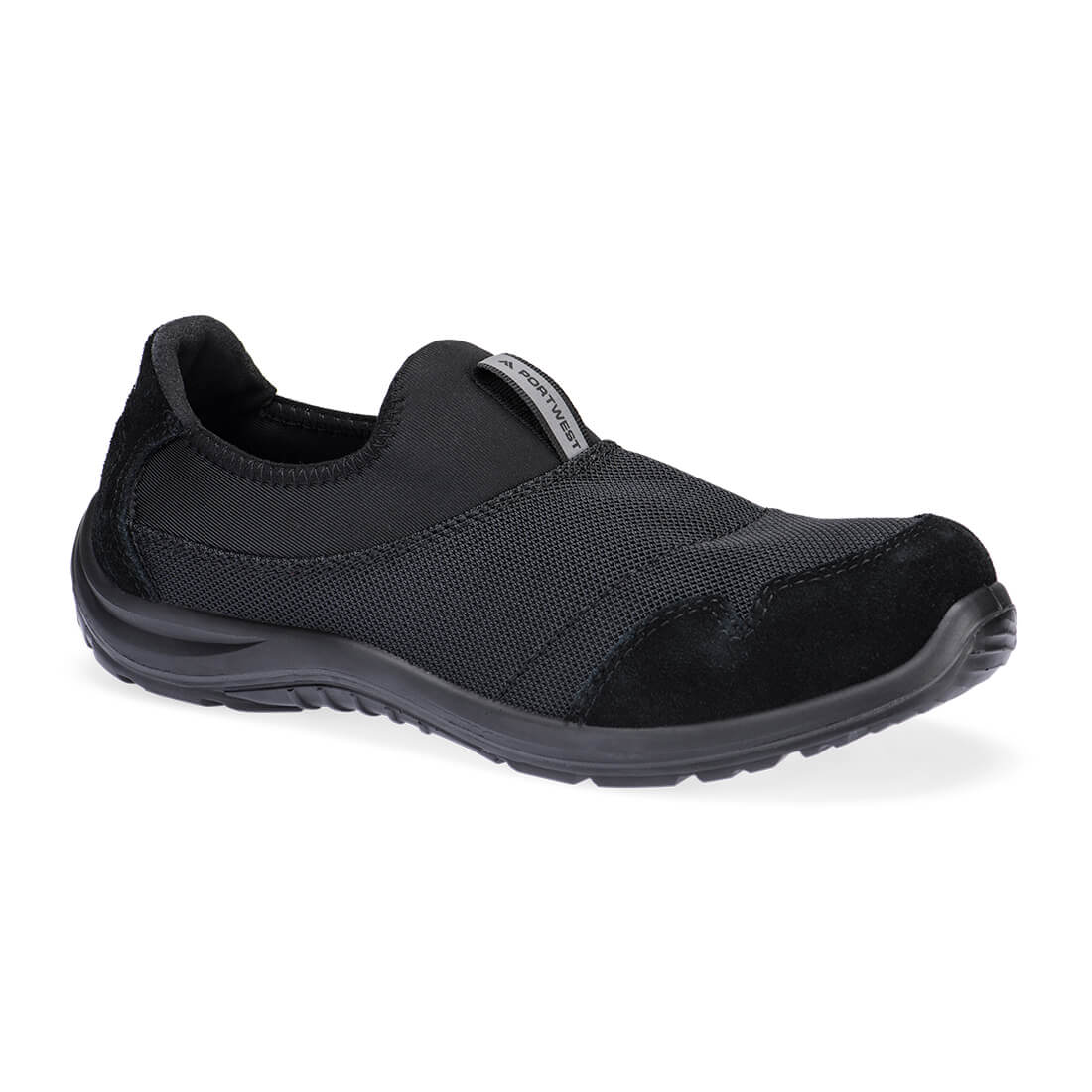 FT55 - Steel Textile Slip On Shoe S1P SR FO ESD Black