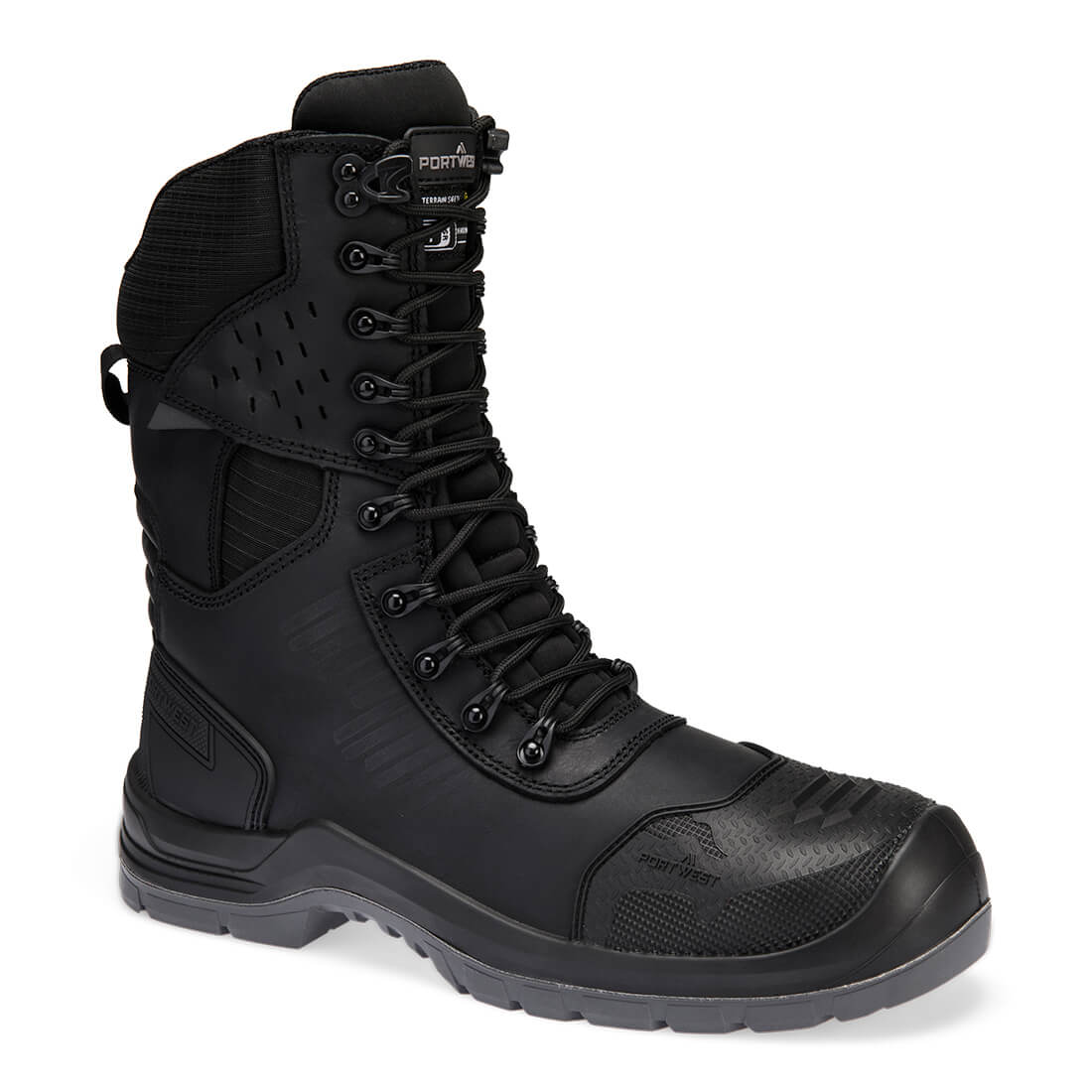 FV03 - Composite Leather High Boot S7L ESD HRO LG FO SC CI SR Black