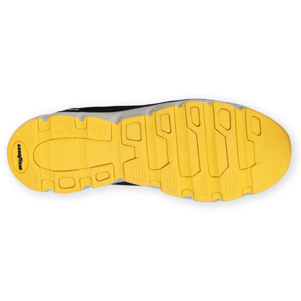 Goodyear GYSHU1667 S1PL Composite Safety Trainer – Lightweight, Metal-Free, Slip & Heat Resistant Work Shoe - BLACK