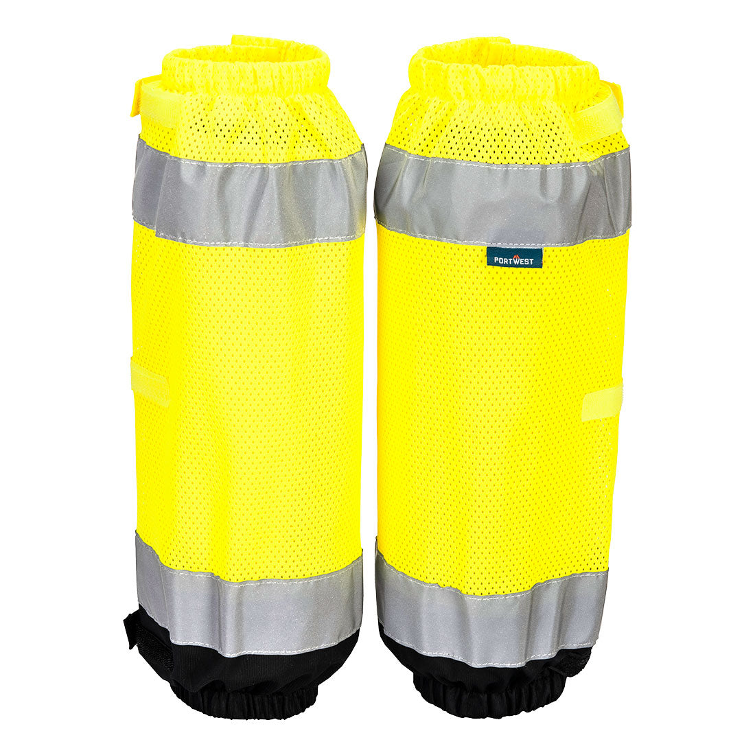 Hi-Vis Contrast Gaiters - HV389, Yellow/Black