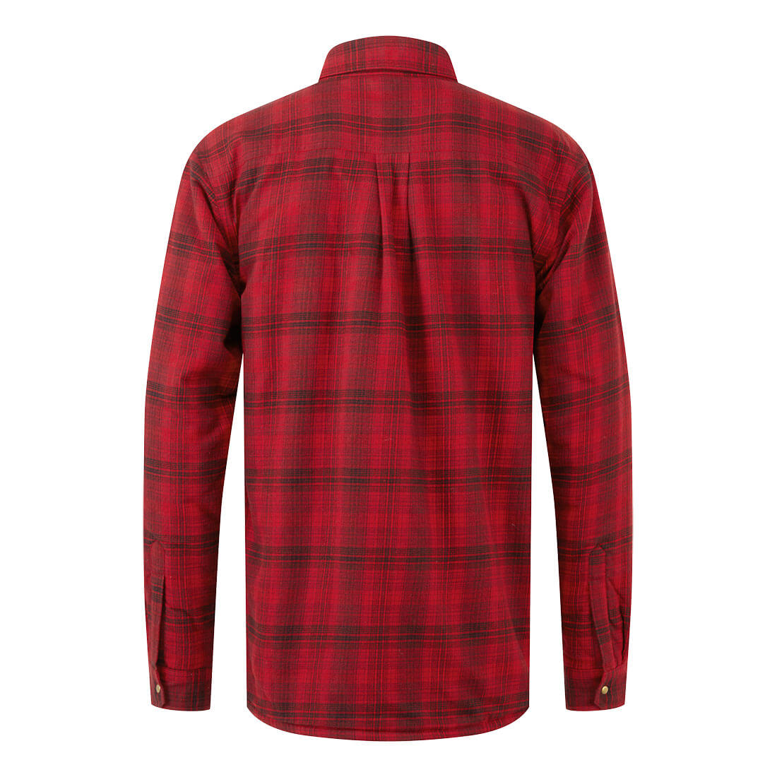 KA313 - KA3 Sherpa Lined Check Shirt Black, Red