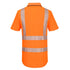 KX302 - KX3 Sport Hi-Vis Zip Polo Shirt S/S Orange, Yellow