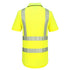 KX302 - KX3 Sport Hi-Vis Zip Polo Shirt S/S Orange, Yellow