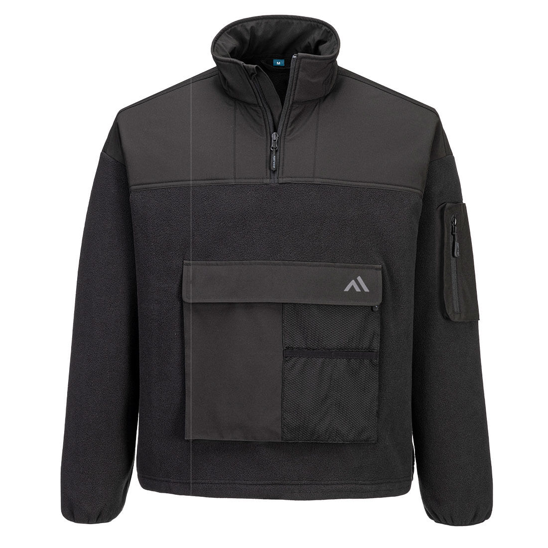 KX378 - KX3 1/4 Zip Fleece Black, Dark Navy / Quartz