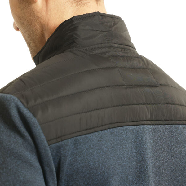 Lee Cooper LCJKT460BLU Padded Work Jacket – Insulated, Windproof & Hi Vis Zip Pockets (Blue)