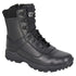 Grafters Mens Tiger Full Grain Leather Combat Boot M 135A Black